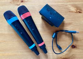 SingStar Wireless Mikrofon-Set (Mikrofone & Adapter) - PS3