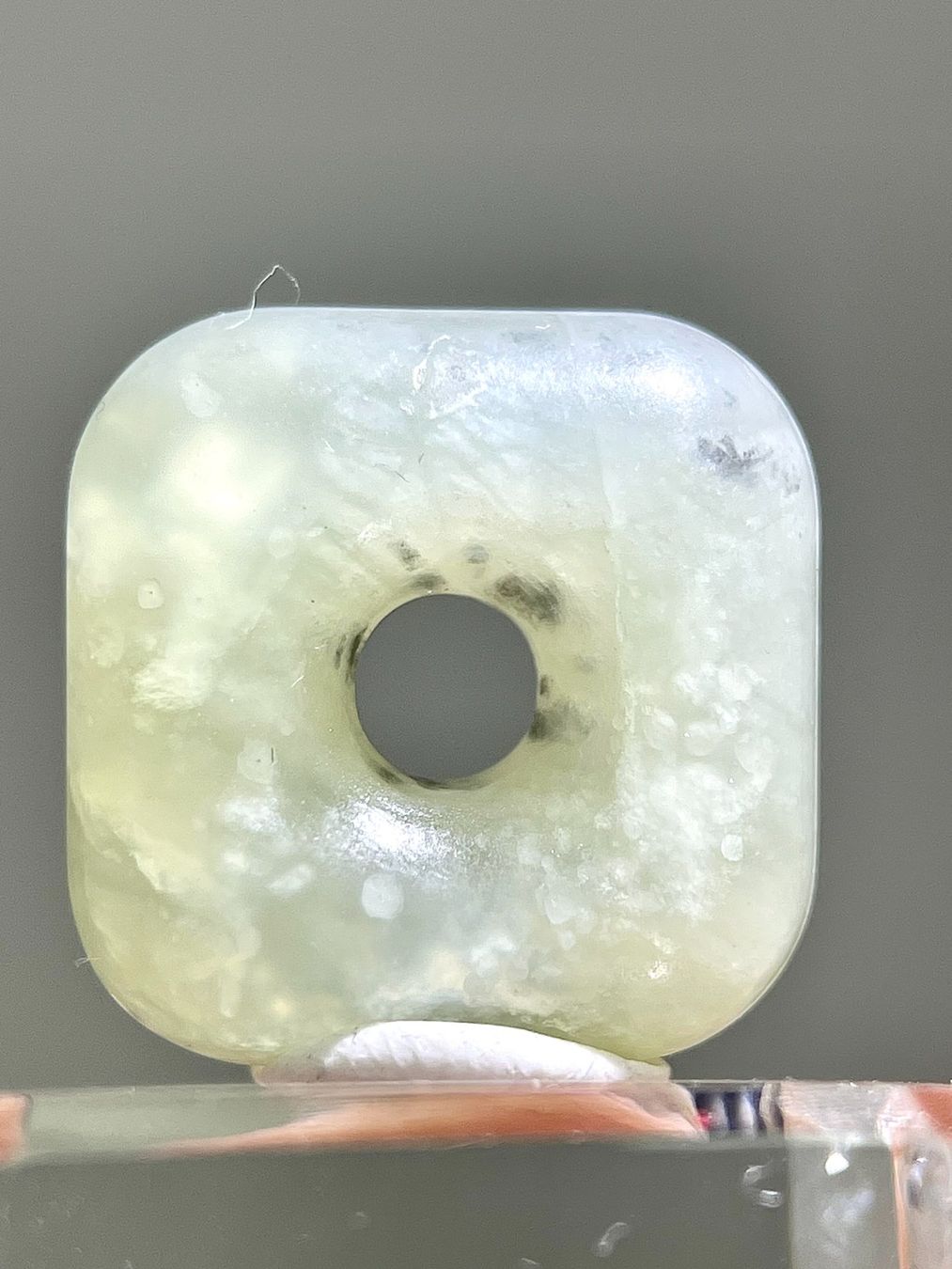 Ciondoli: Echte chinesische -Jade  Pi-Scheibe Set Ca.2cm – Nuovo (secondo la descrizione) da Schiers venduto da sisikristall 3