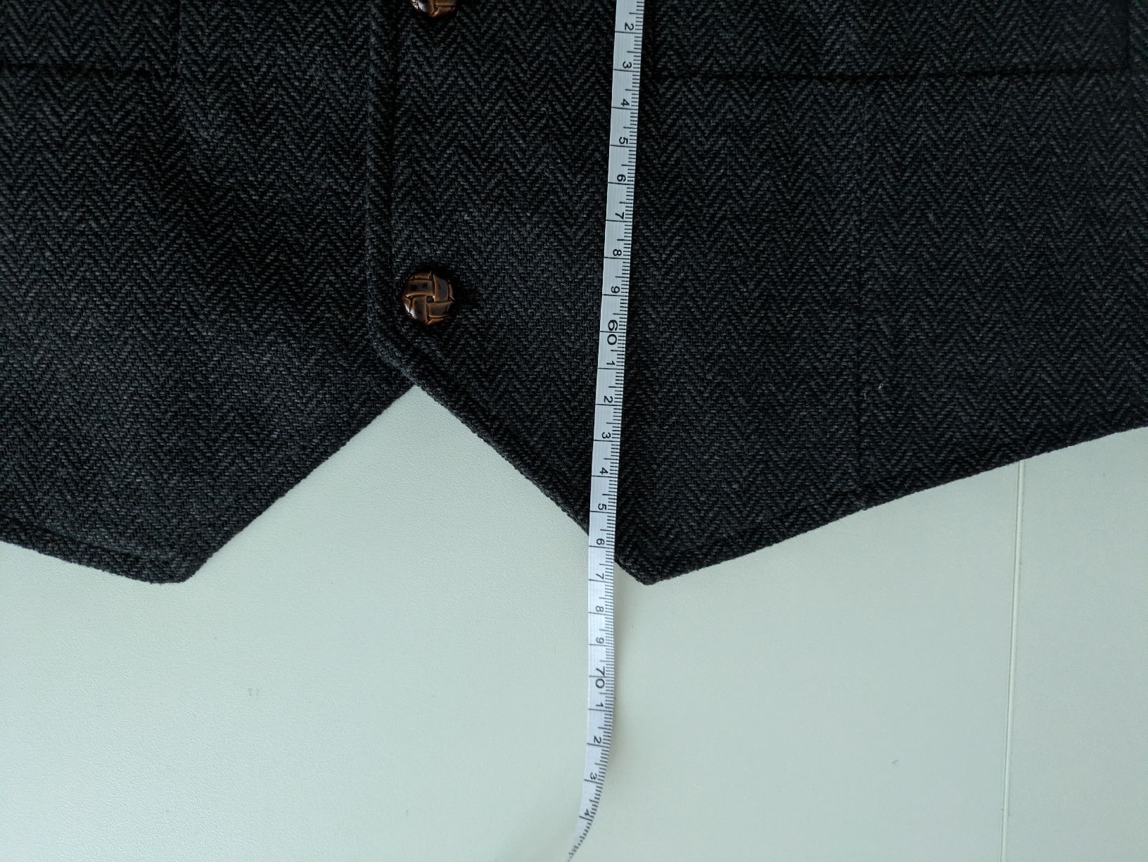 Gilet & Giacche: Herren Weste Pattern Fischgrät grau Grösse M  – Usato da Rorschach venduto da joh_v2y2 7