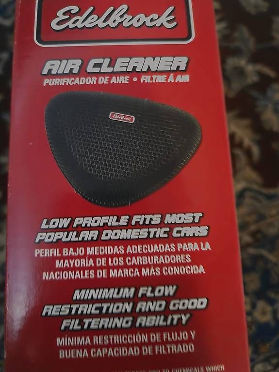 Tutti pezzi di ricambio auto: Edelbrock Triangle Air Cleaner – Usato da Schwyz venduto da y91mifi 1
