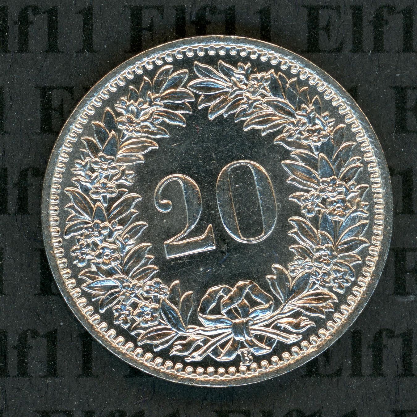Tutti le monete: CHF___0.20 1932 -unz 20 Rappen – Usato da Widnau venduto da Elf11 1