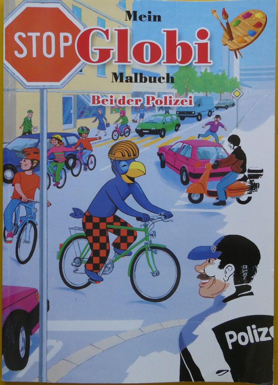 Comics: Globi Malbuch - Bei der Polizei – Neu (gemäss Beschreibung) aus Jegenstorf von Ak50