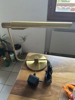 Baltensweiler Schreibtischlampe Messing Rohr Röhre Lampe