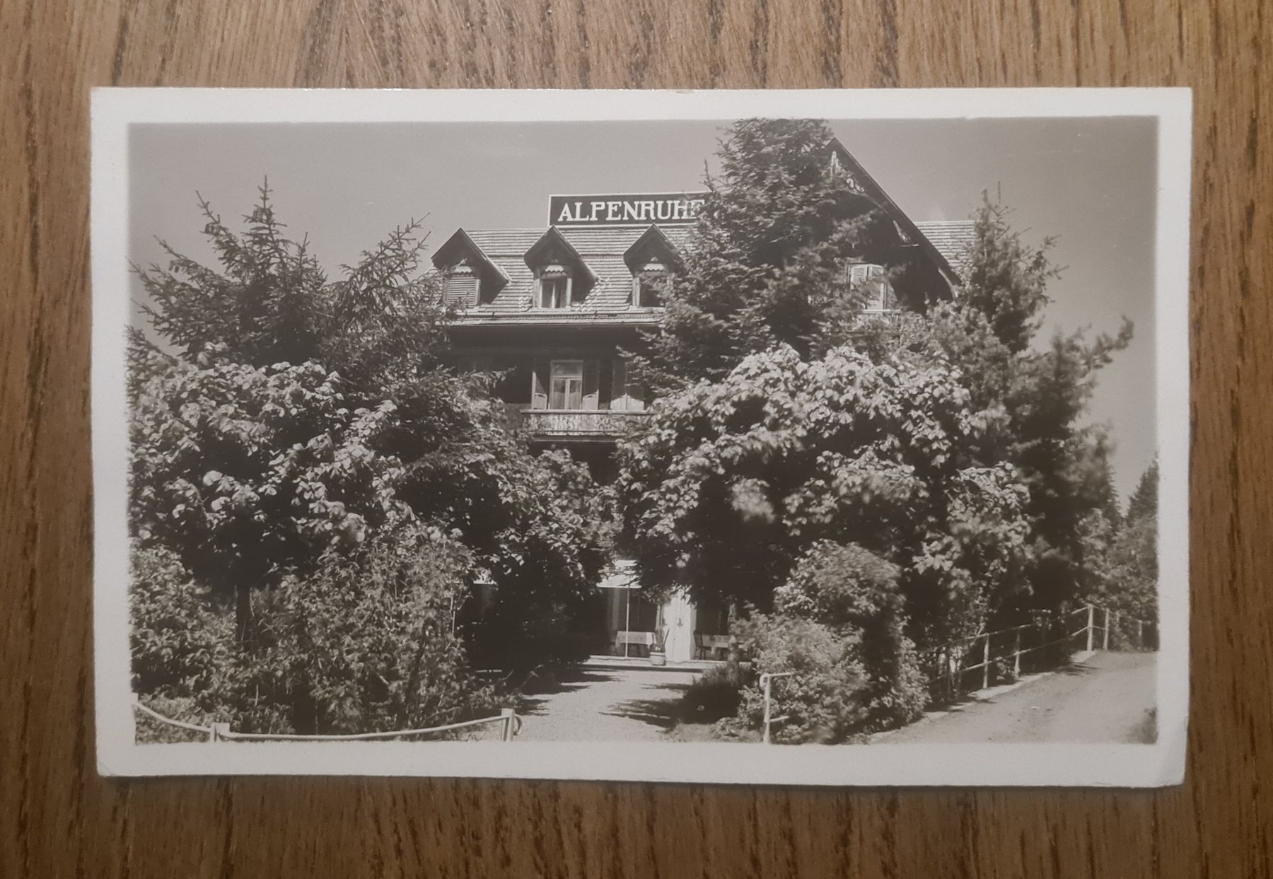 Ansichtskarten: Hotel Alpenruhe, Wengen 1927 – Gebraucht aus Ebikon von Donar50