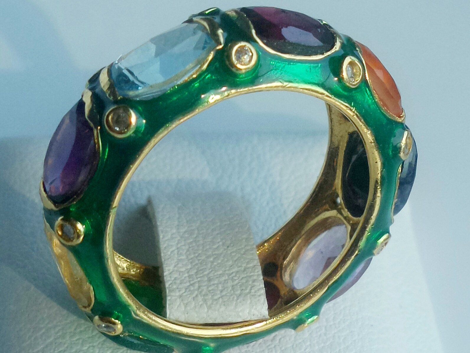 Ringe: Ring Damen goldfarben blau emailliert Grösse 54 – Neu (gemäss Beschreibung) aus Zürich von benedikt12 6
