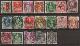 CH005 - Lot timbres perforés (perfins)