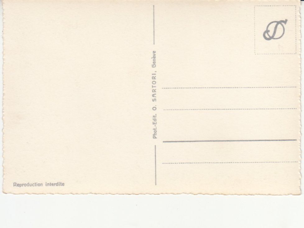 Cartoline postali: Genève ca. 1945 – Usato da Bürglen TG venduto da StampGraf 1