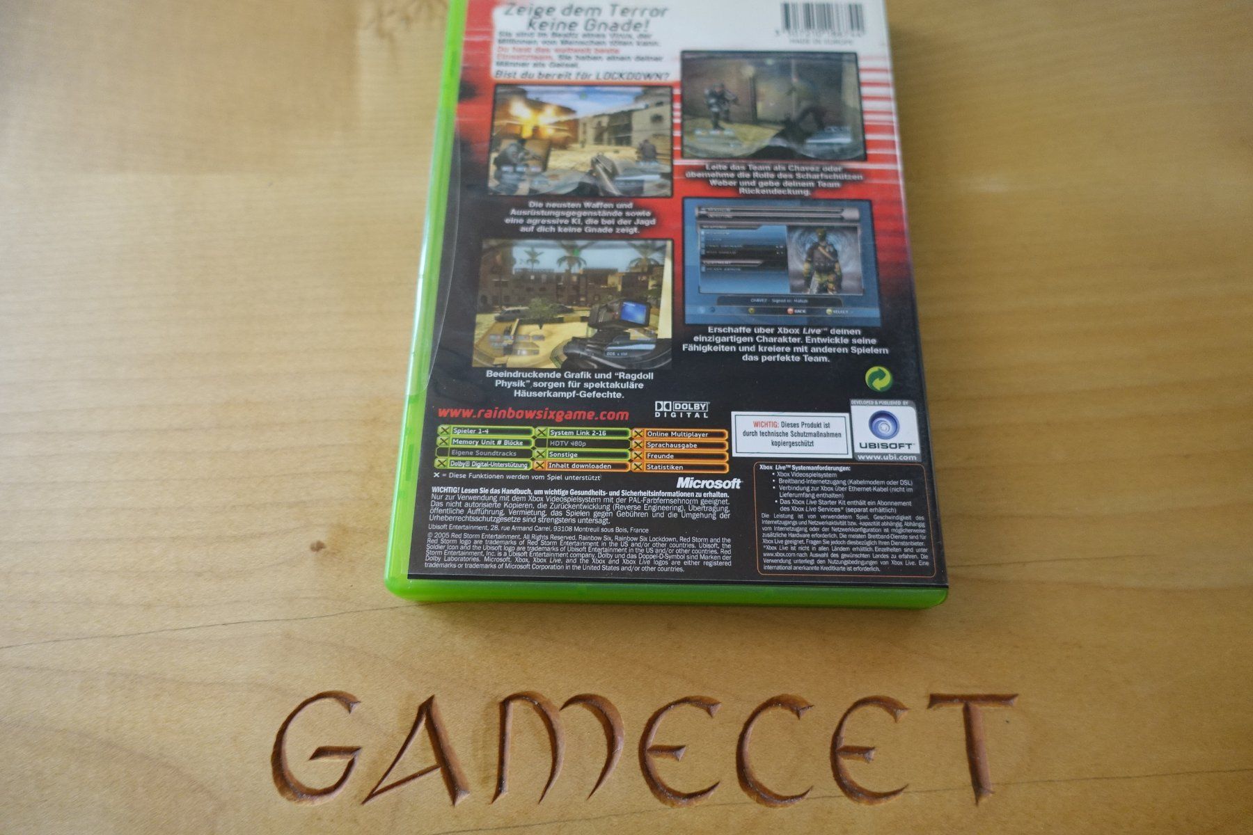 Microsoft Spiele: Tom Clancy's Rainbow Six: Lockdown – Gebraucht aus Steinach von Gamecet 2