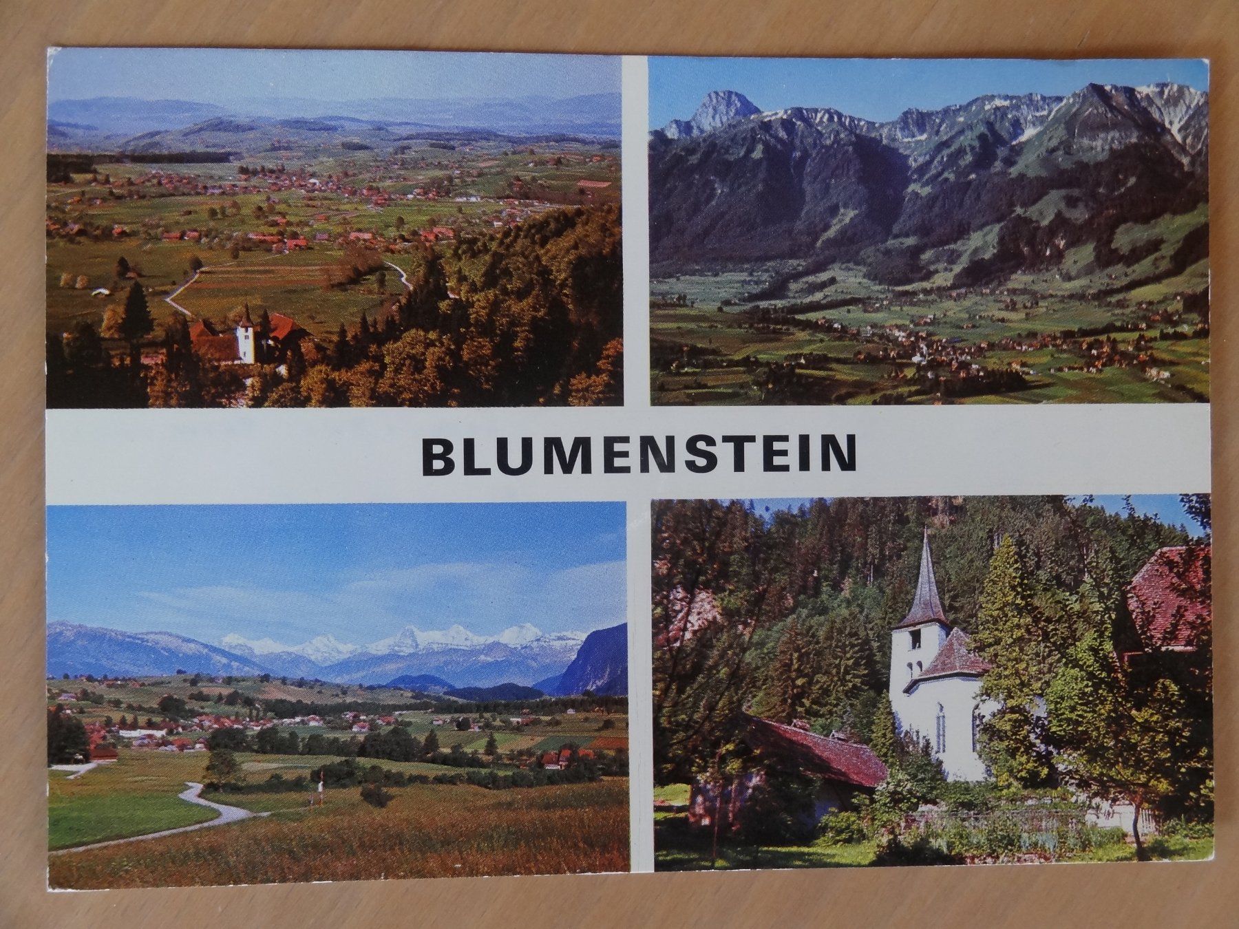 Cartes postales: Blumenstein bei Thun - BE - 1983 – D'occasion à St Léonard par Riglin