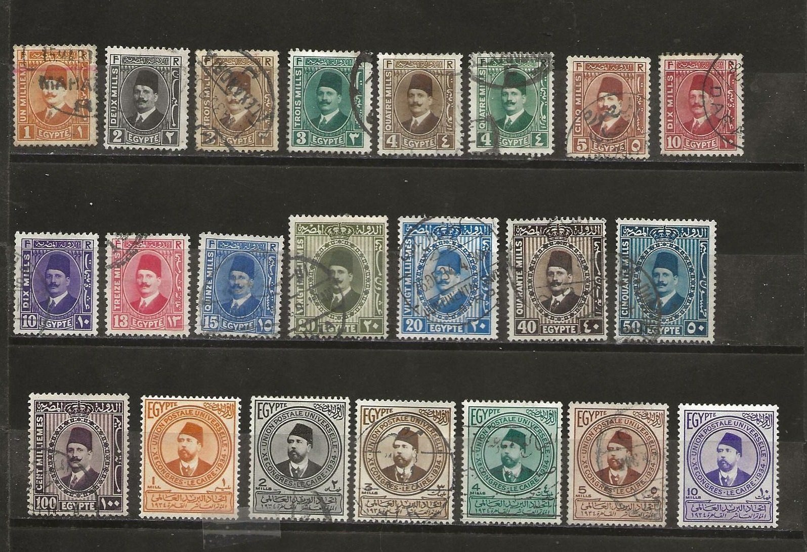 Alle Briefmarken: Egypte 1927 ... – Gebraucht aus Sion von PierreP01