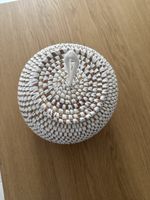 Korb mit Deckel aus Naturmaterialien