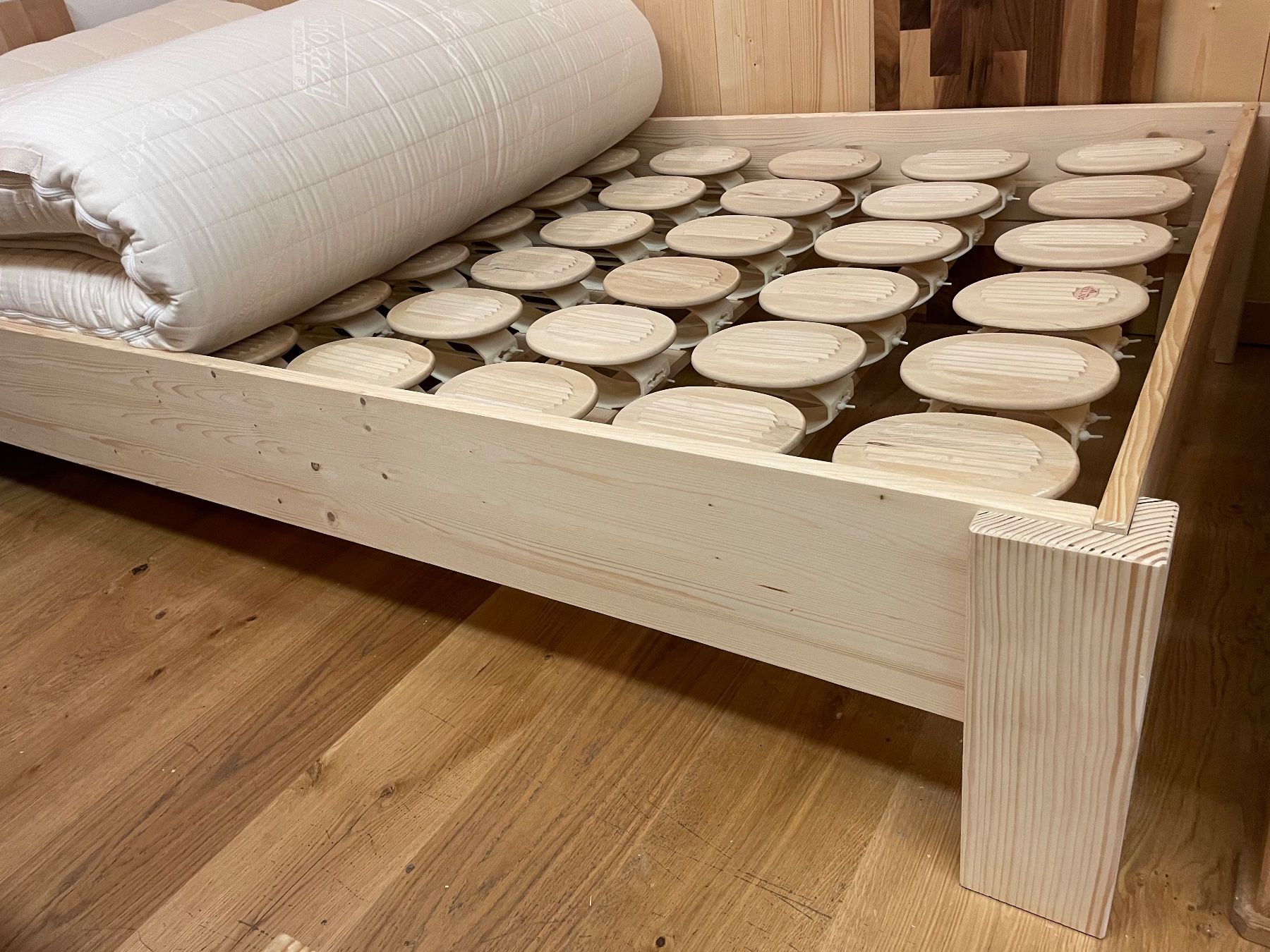 Letti: Ergonomisches  Naturbett - analog .''''''Samina'''''''' – Nuovo (secondo la descrizione) da Illnau venduto da HolzmanufakturIllnau 6