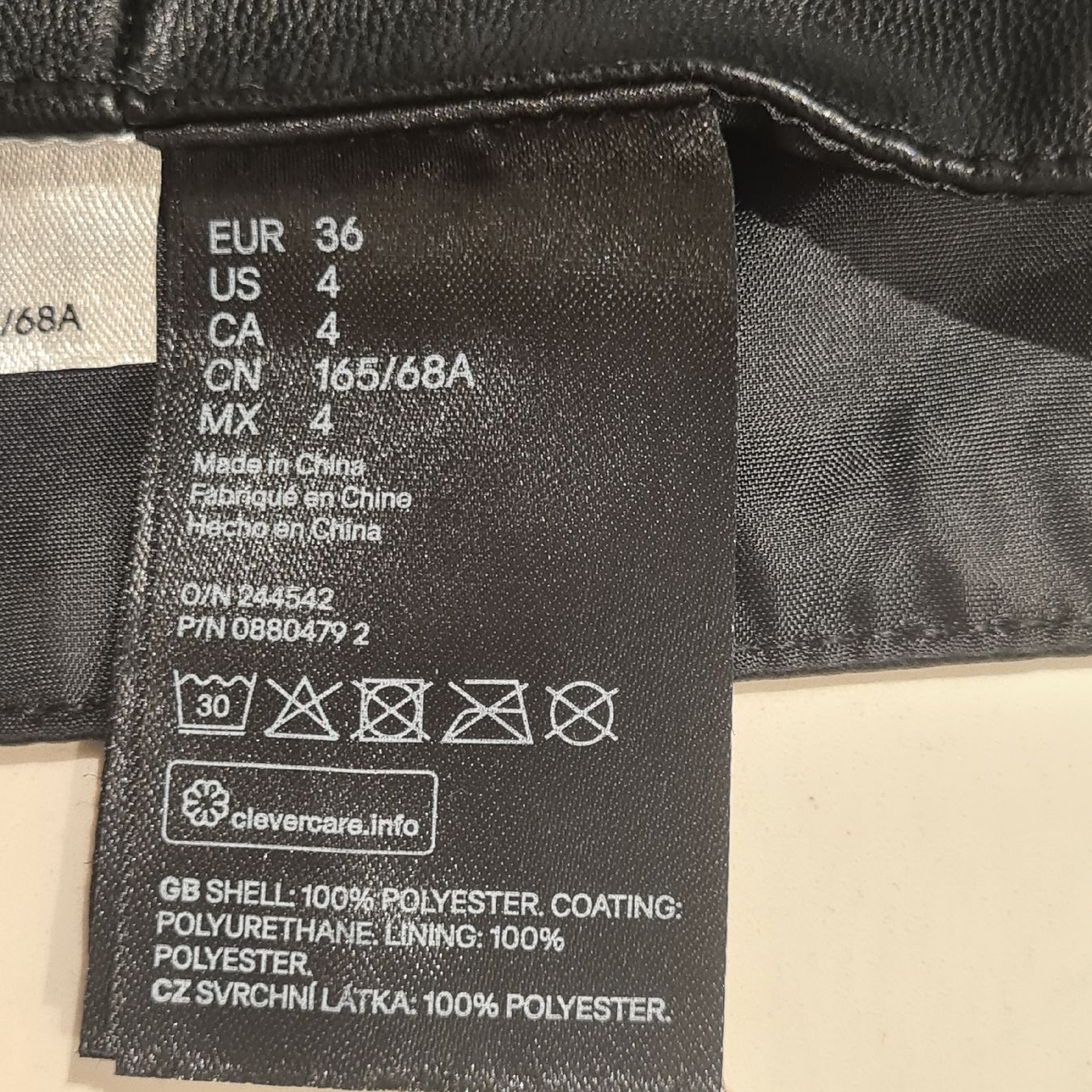 H&M Gonne: Mini Jupe Gr. 36 Imitation Leder – Usato da Steinen venduto da turbogeiss99 5