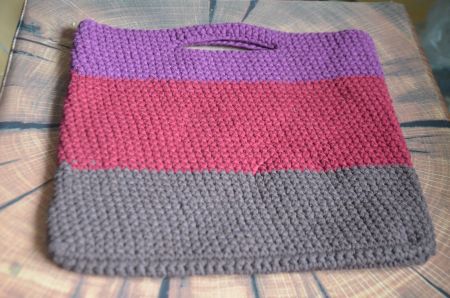 TASCHE NEU - HANDARBEIT - CM 32X34