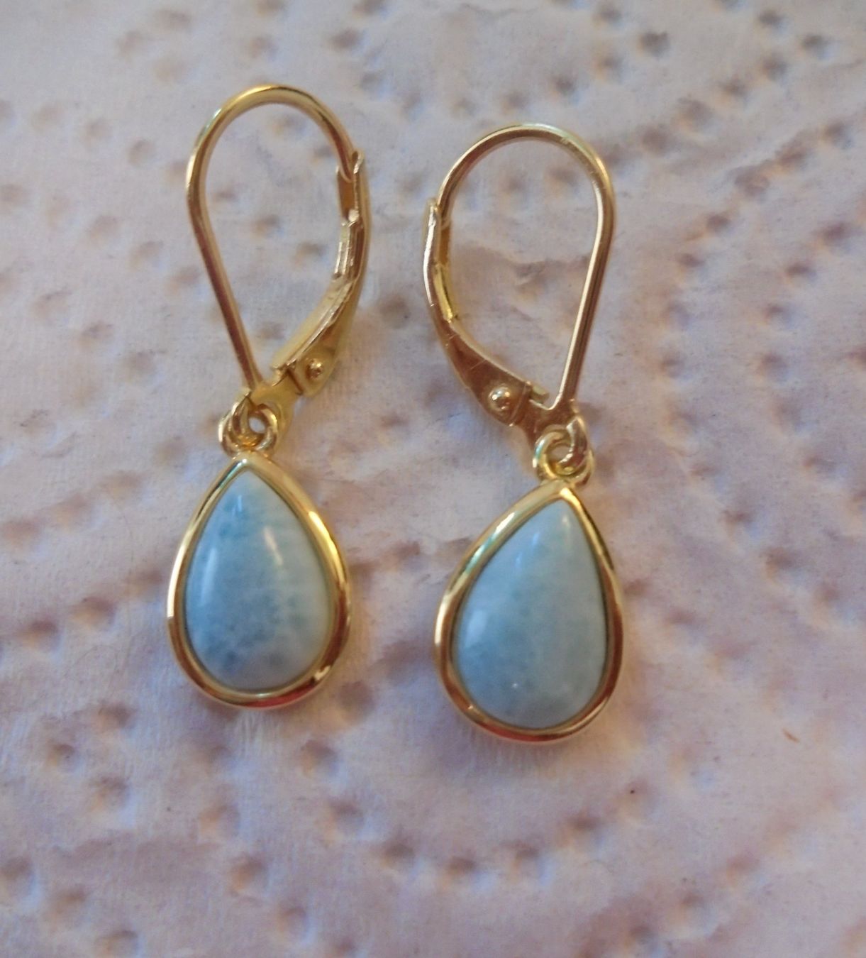 Orecchini pendenti & Orecchini a lobo: Echtschmuck: Larimar Silberohrringe – Nuovo (secondo la descrizione) da Zuchwil venduto da maumauchi 3
