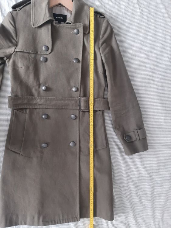 Mäntel: Taillierter Trenchcoat, olivgrün, Gr. 36 – Gebraucht aus Stans von sib_c59z 5
