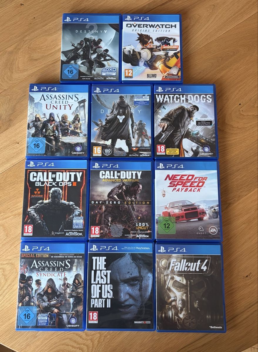 Sony Console: Sony Ps4 Pro 1TB Weiss inkl. 2 Controller & 11 Spiele – Usato da Bern venduto da cycloor 7
