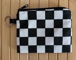 Schlüssel Etui / Portemonnaie Schachbrett Muster Damier