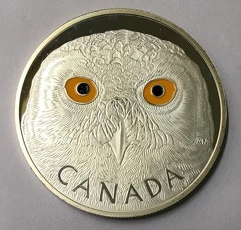 Tutti le monete: Münze EULE silberfarben Vogel CANADA 2014 Elisabeth II – Nuovo (secondo la descrizione) da Wattwil venduto da coffee2000