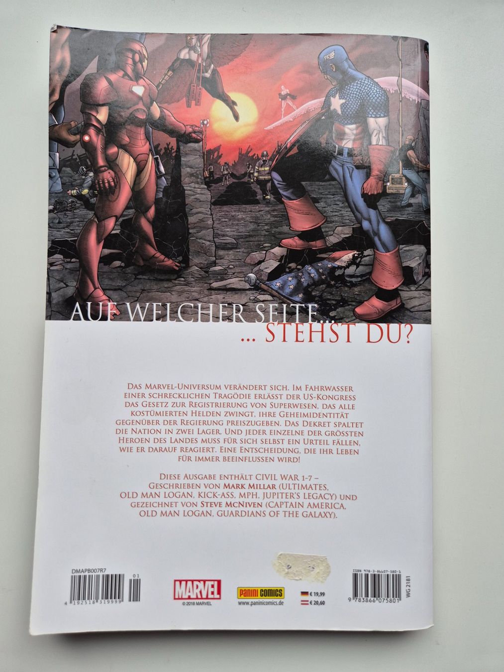 Fumetti: MARVEL  ⭐   CIVIL WAR – Usato da Niederweningen venduto da Obson 7
