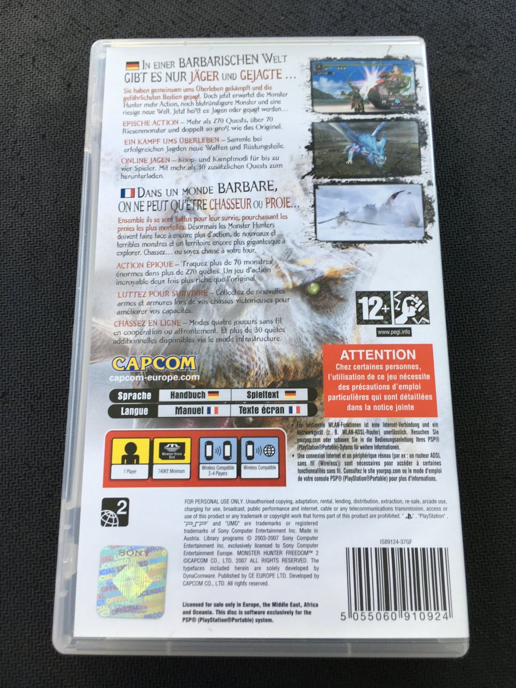 Sony Giochi: Monster Hunter Freedom 2 - PSP – Usato da St.Gallen venduto da sjosjo 1