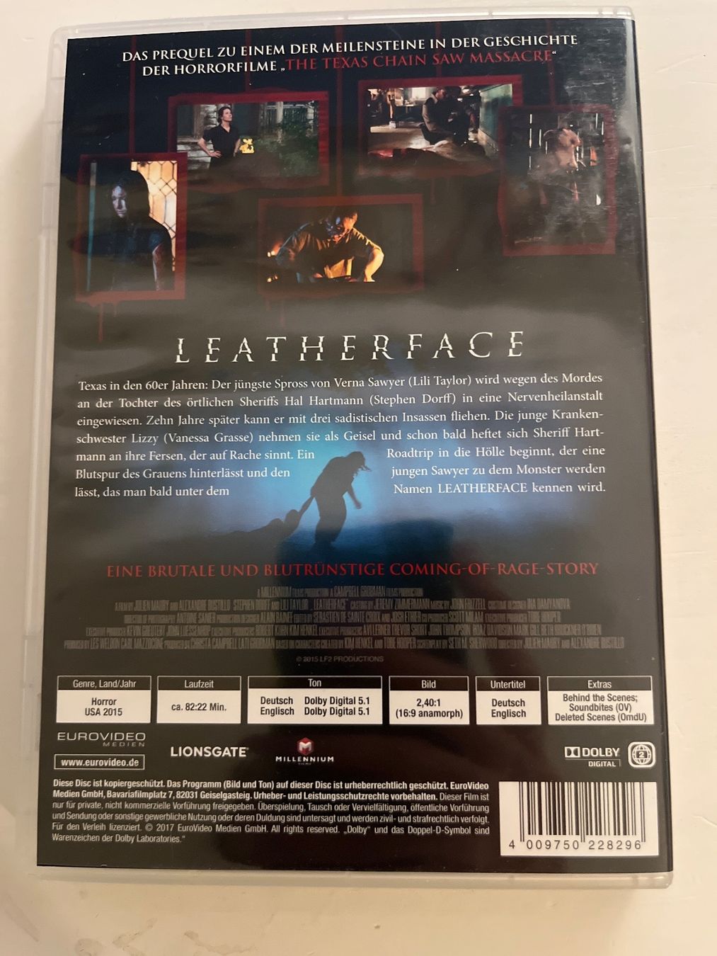 Tutti i DVDs: Leatherface / the source of evil (2015) DVD – Nuovo (secondo la descrizione) da Sierre venduto da black.box 1