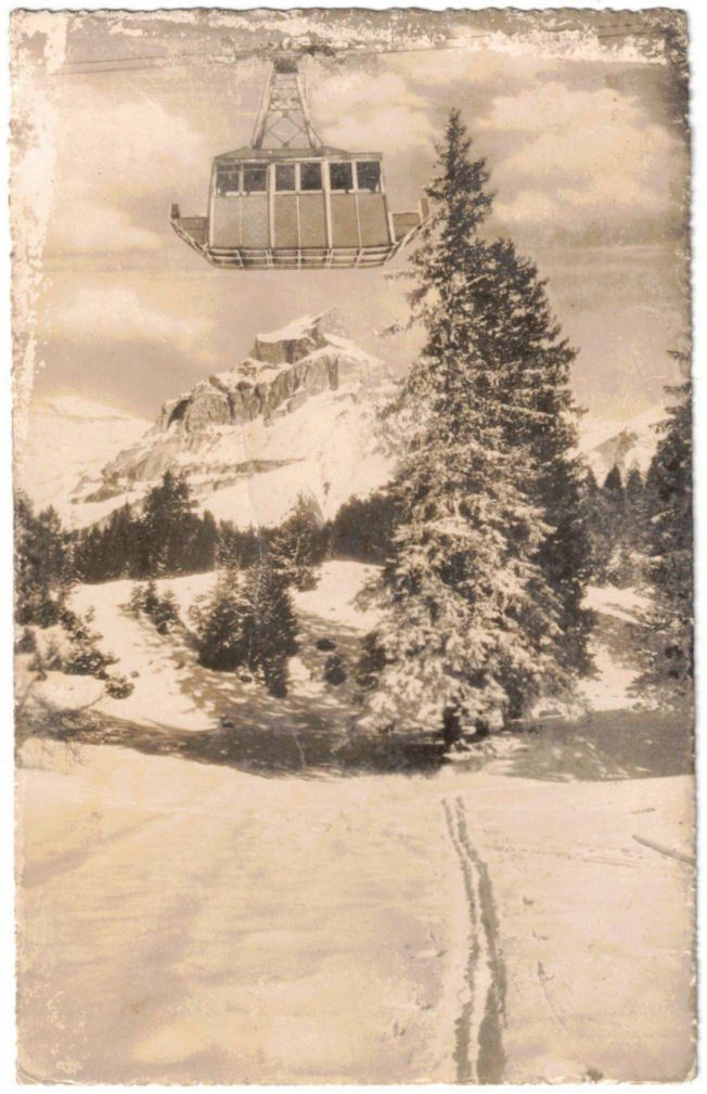 Ansichtskarten: Engelberg - Luftseilbahn Gerschnialp--Trübsee – Gebraucht aus Binningen von Mountainrider