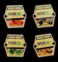 4 spezielle Pins  von Hong Kong