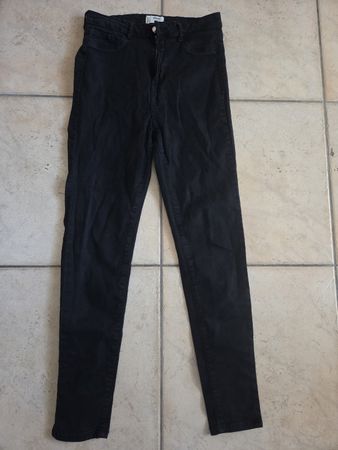 Rana Skinny Jeans High Waist schwarz Grösse 40