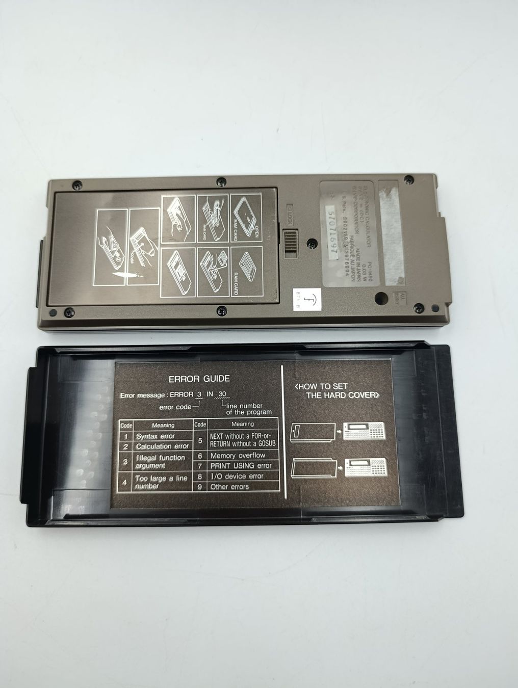 Sharp Calcolatrici tascabili: Sharp PC-1450 Taschenrechner mit neuen Batterien – Usato da Wil SG venduto da Donaldus 7