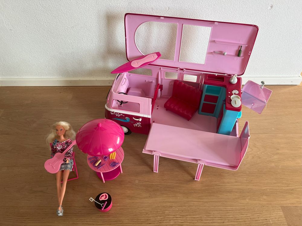 Steffi Barbie Camper Simba Toys Steffi Love Hawaii Camper For Preschool  Play Walmart