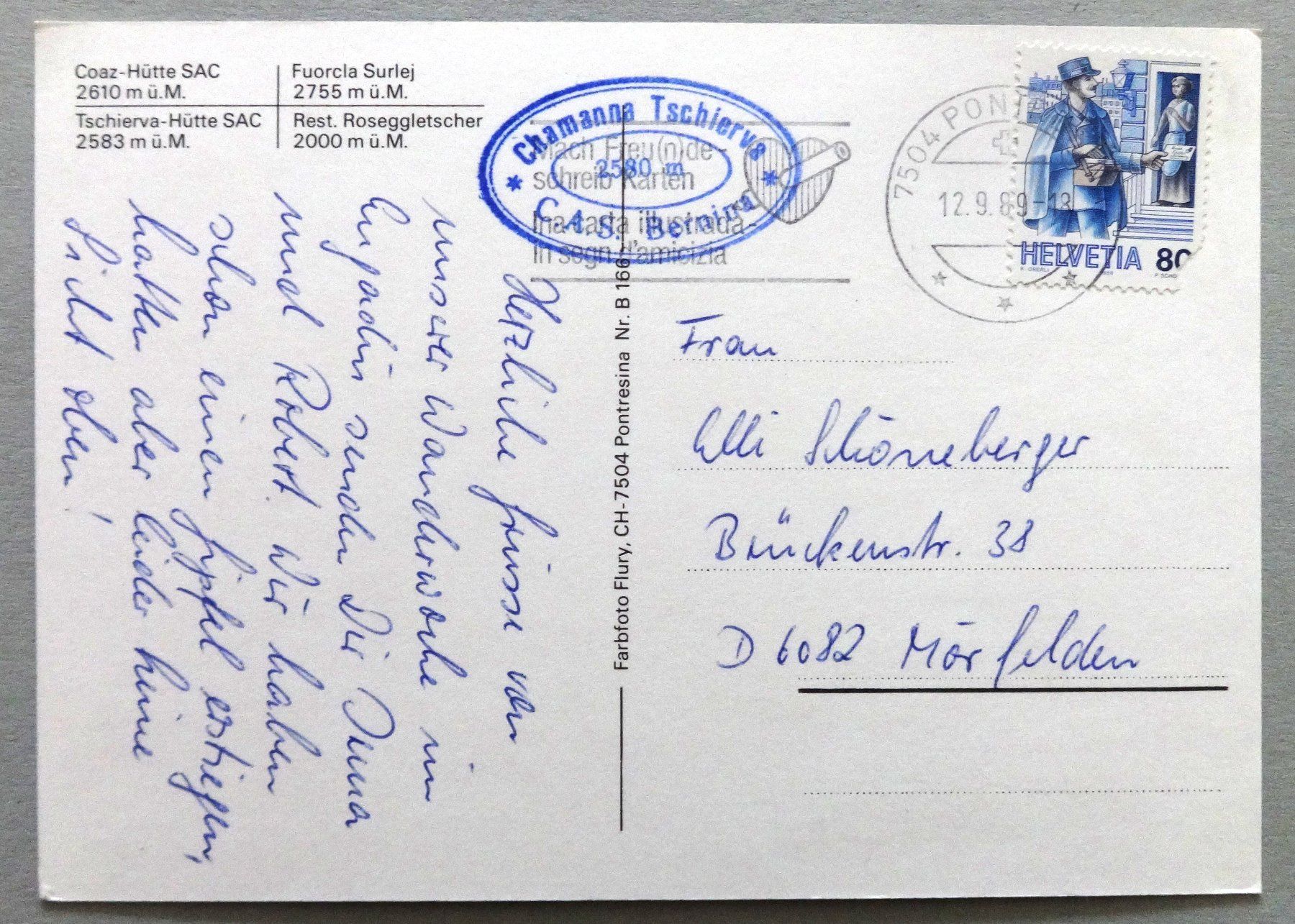 Cartes postales: Rosegtal – D'occasion à Fétigny par Billy2miny 1