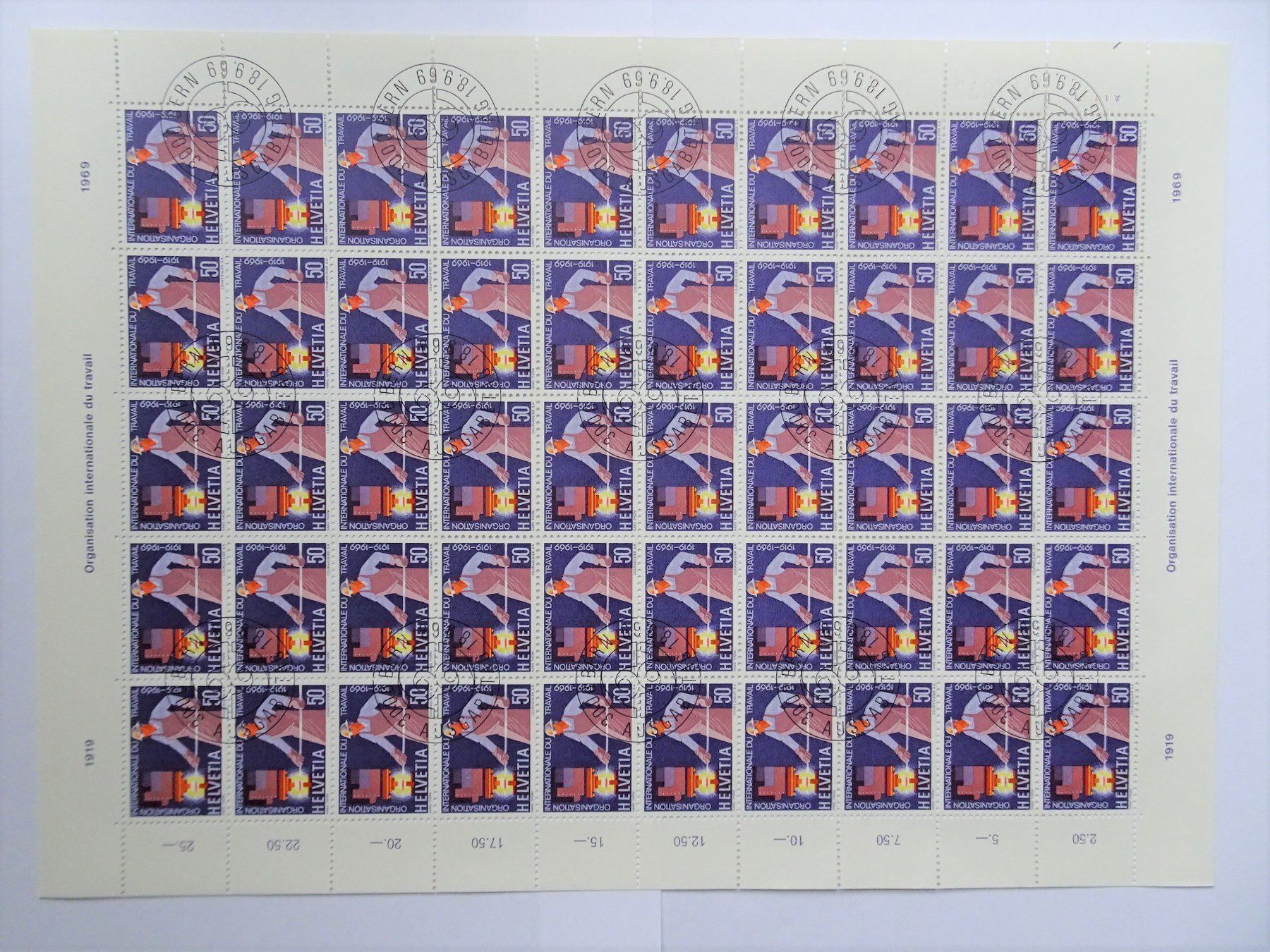 Alle Briefmarken: 1969 – Neu (gemäss Beschreibung) aus Aadorf von Chnorli-Furz