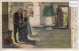 Künstler: E. Döcker: Vergib uns unsere Schuld... 1901