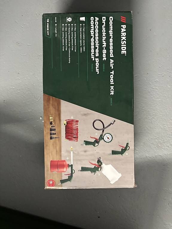 Parkside Compresseurs: Kompressor mit Druckluft Set komplett – Neuf (Voir description) à Sirnach par wm7_w69c 1