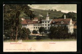 Weissbad, Ortspartie mit weissem Haus