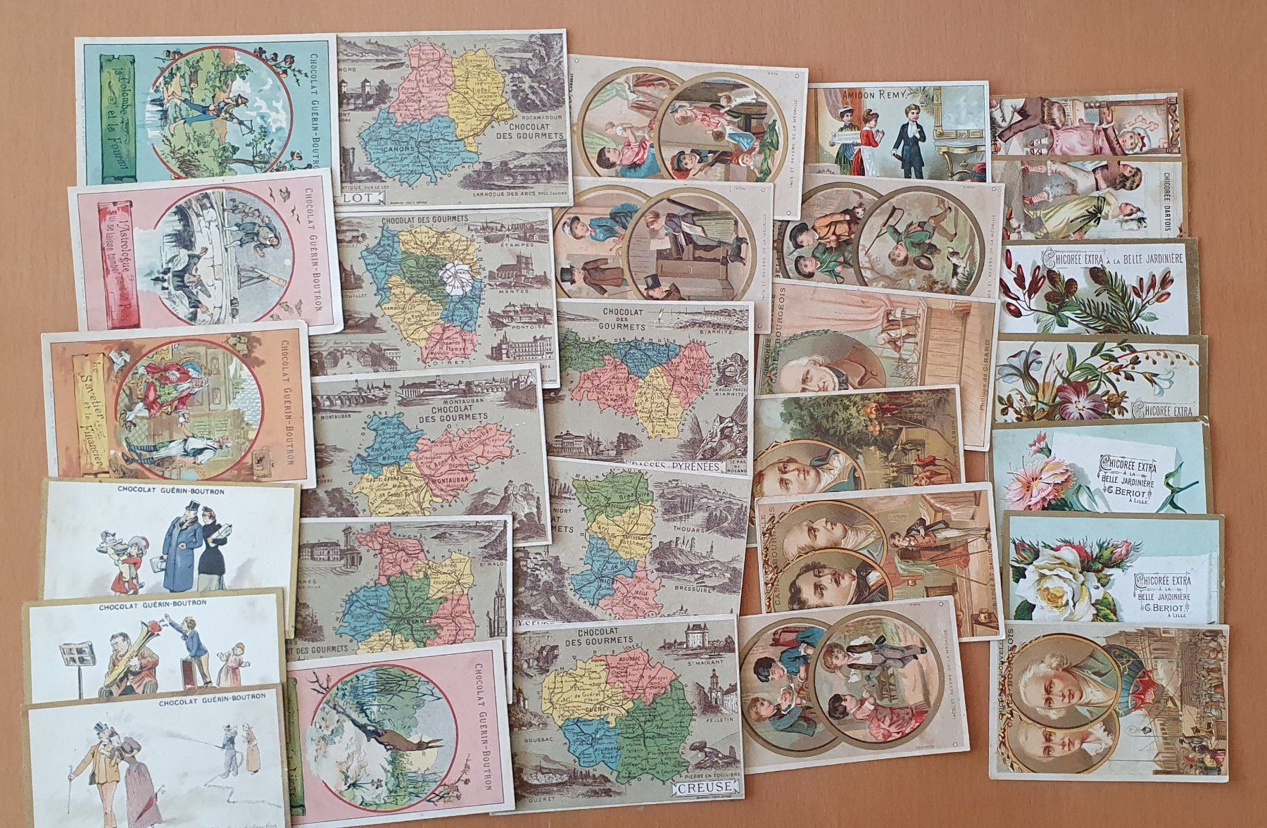 Carte collezionabili: 150 Werbebildern CHOCOLAT GUÉRIN-BOUTRON 1889 – Usato da Kreuzlingen venduto da Rschweiz1 4