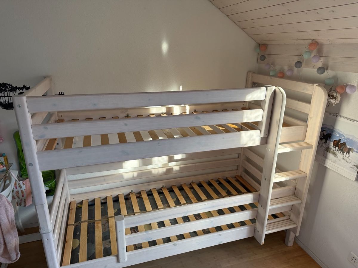 Letti: 2x FLEXA Hochbett = 1x Etagenbett – Usato da Erlach venduto da laughinggecko 1