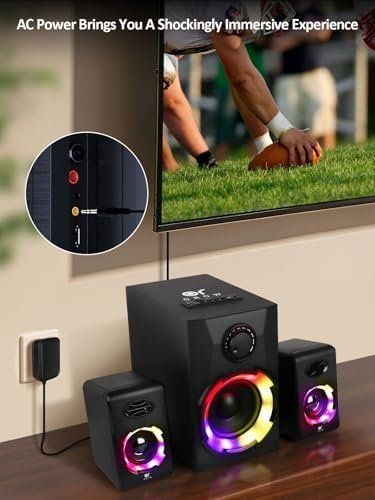 Lautsprecher: PC Lautsprecher 2.1 Lautsprecher mit subwoofer – Neu und originalverpackt aus Hundwil von Stallone6 3