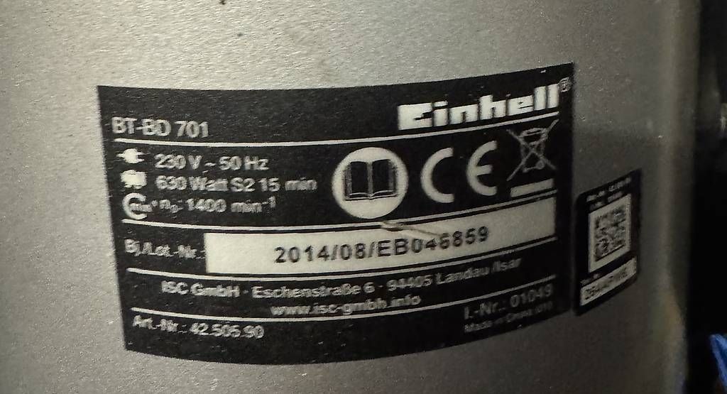 Tous les outils: Einhell BT BD 701 – D'occasion à Tegerfelden par bae_fhy9 1