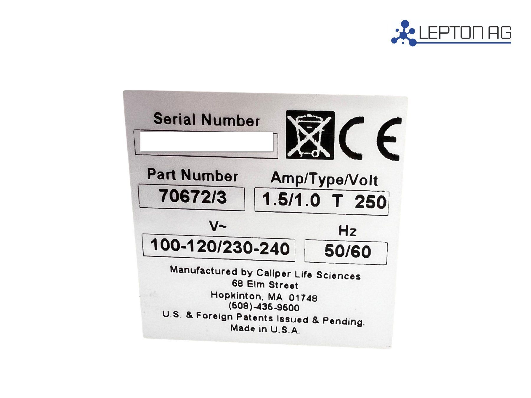 Accessori da laboratorio: Caliper Life Sciences 70672/3 Microplate Handler – Usato da Niederdorf venduto da LeptonAG_Labor 5