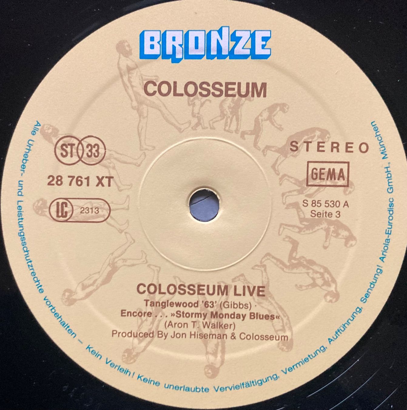 Dischi in vinile: COLOSSEUM - COLOSSEUM LIVE – Usato da Poliez-Pittet venduto da Newtown-Records 3