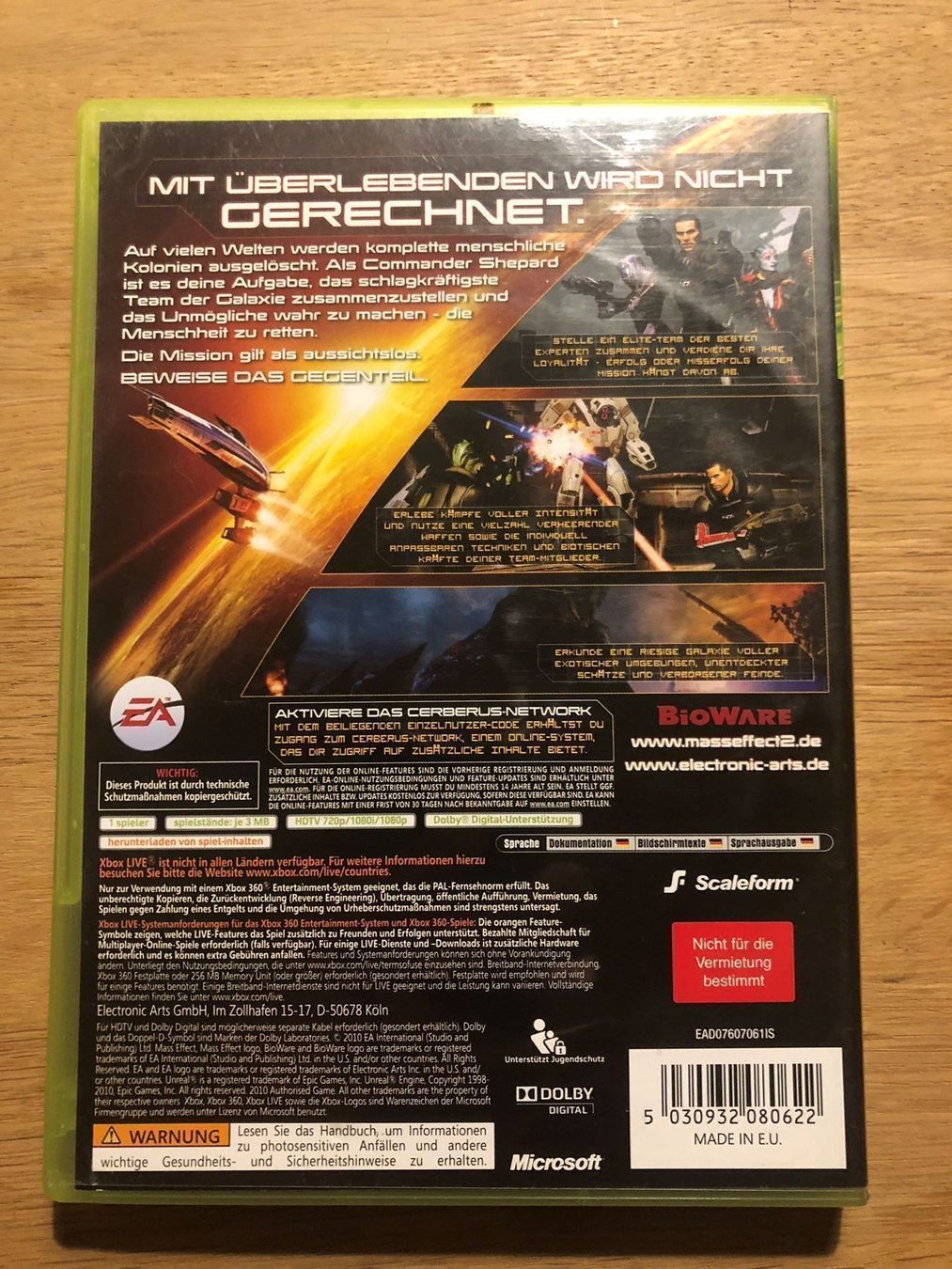 Microsoft Giochi: Mass Effect 2 für Xbox 360 – Usato da Kestenholz venduto da Dickies09 1