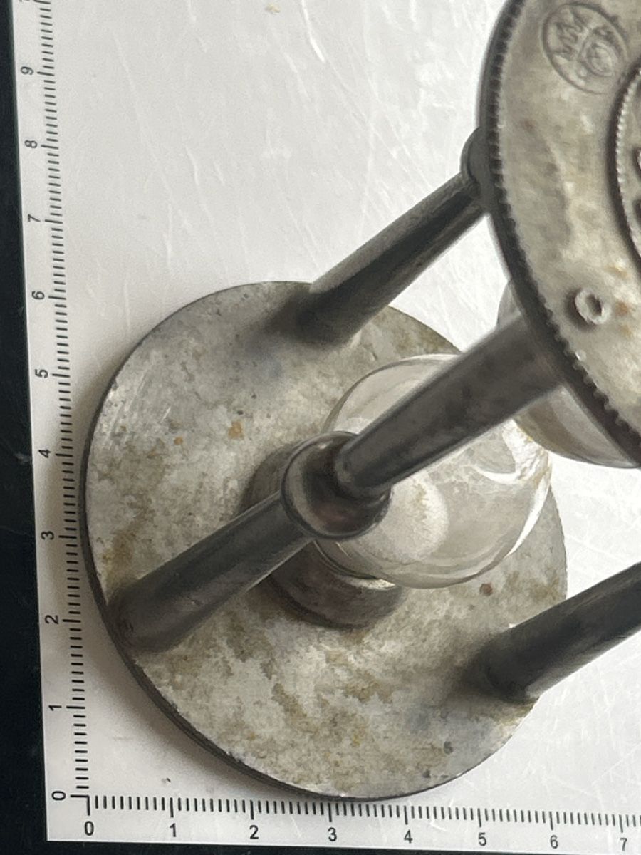Uhren: Sanduhr Metall GlasDekor Eichenlaub (S19) – Gebraucht aus Aarau von bro_9zsg 5