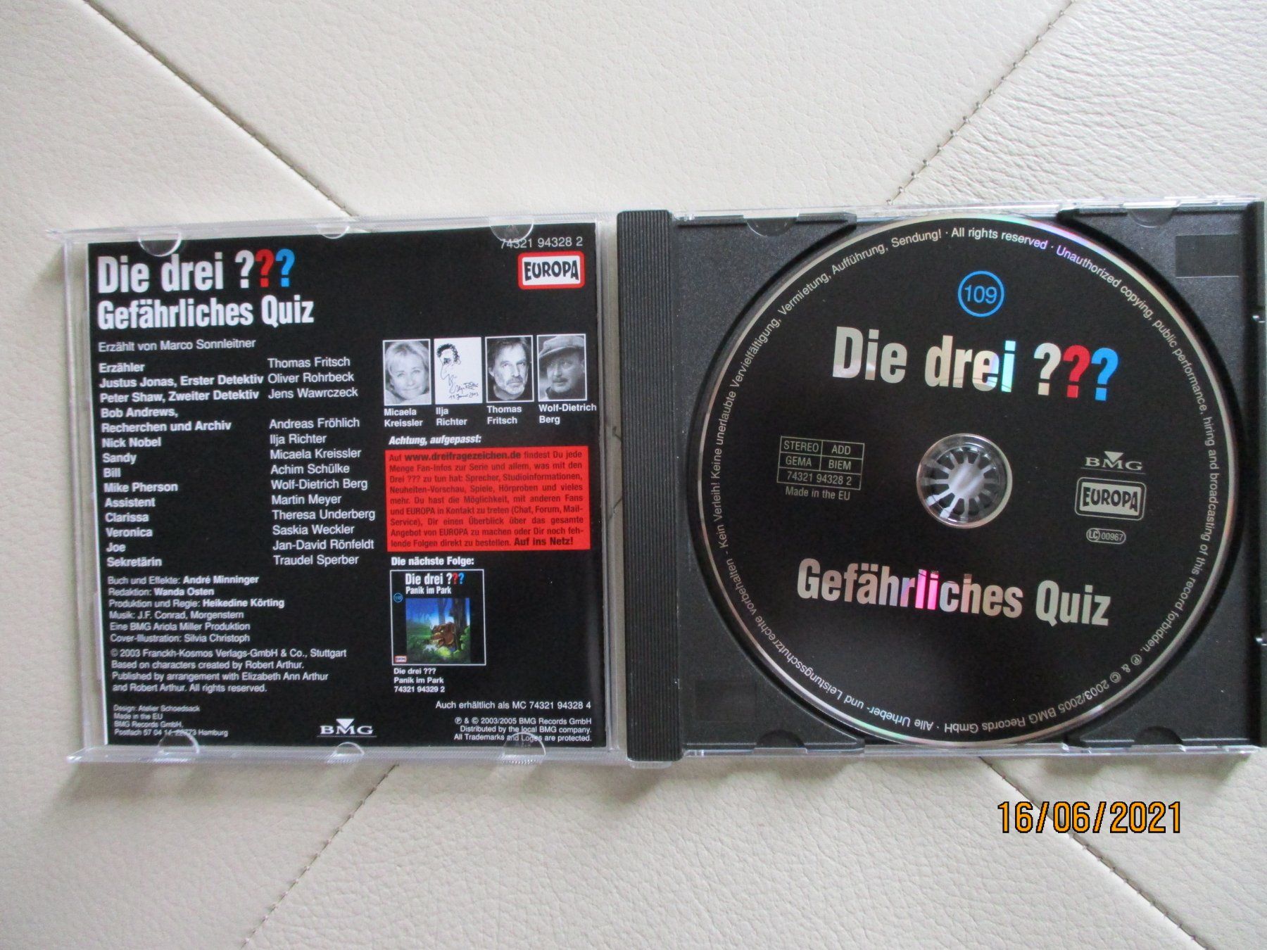 Audiolibri: Die drei Fragezeichen Folge 109 – Usato da Liestal venduto da Disc-Point 1
