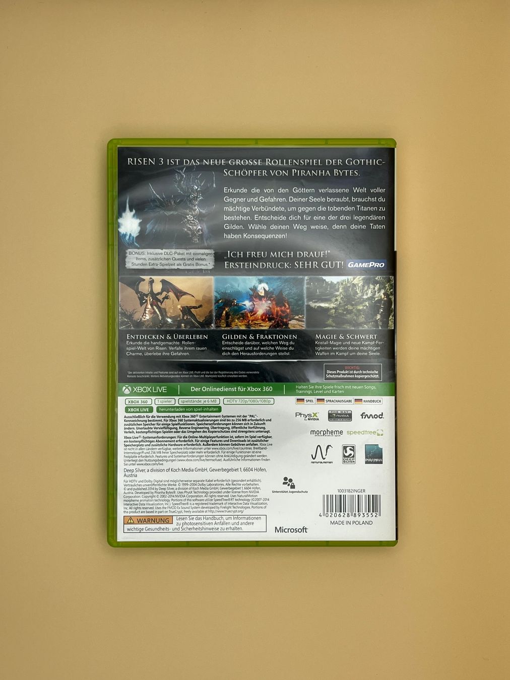 Microsoft Jeux: XBOX 360 / Risen 3 – D'occasion à Kölliken par sergesellsretro 1