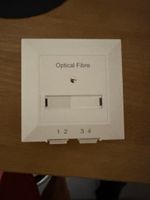 Steckdose für Glasfaser Fiber Glasfaserdose 4 Ports