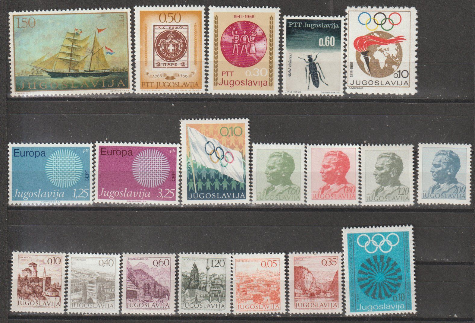 Alle Briefmarken: Yougoslavie 1985 Lot diverses – Neu und originalverpackt aus Crans-Montana von kira56 1