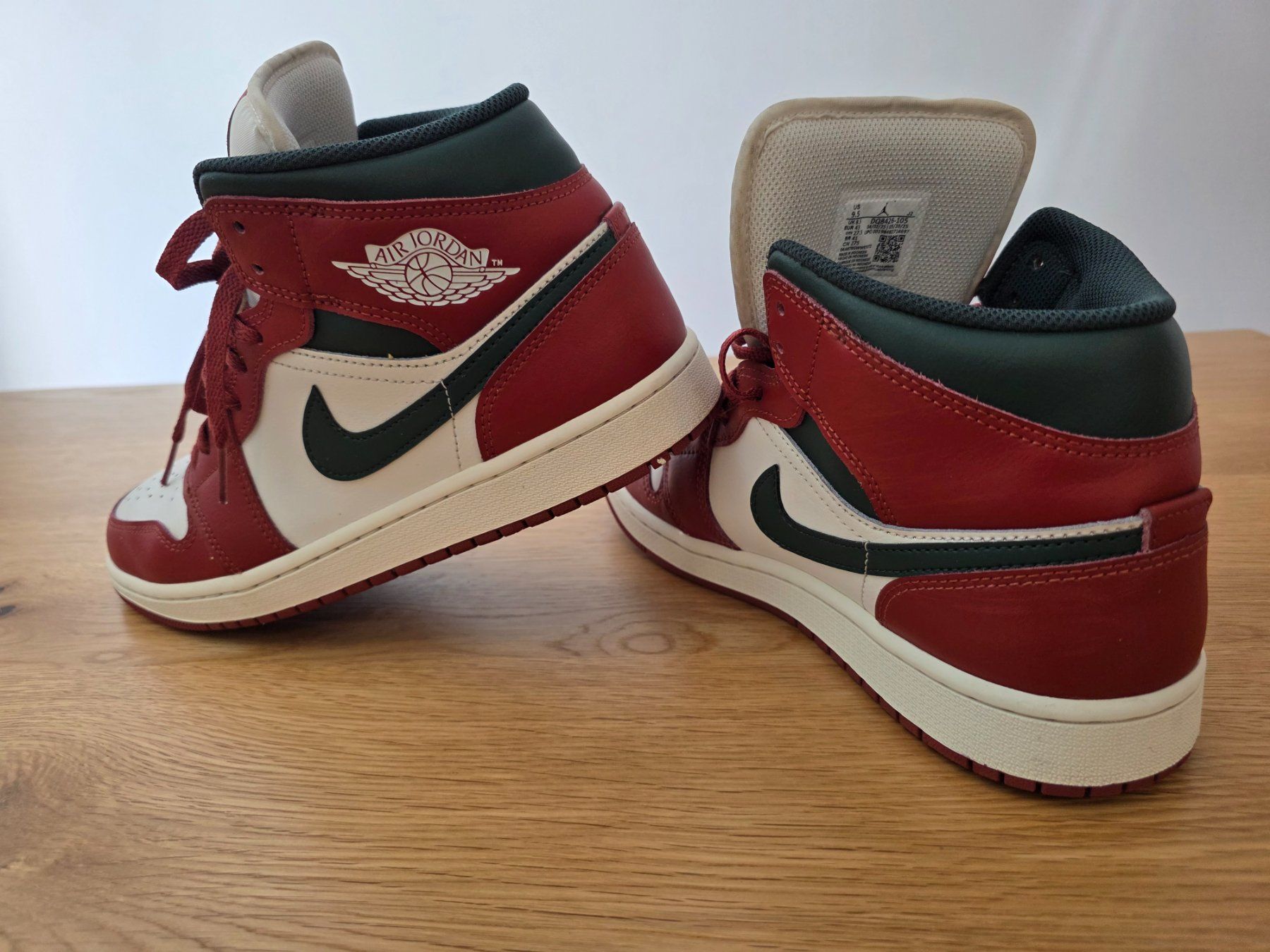 Nike Air Jordan 1 Mid Redstone / Midnight Green – EU 43 (Gebraucht) in ...