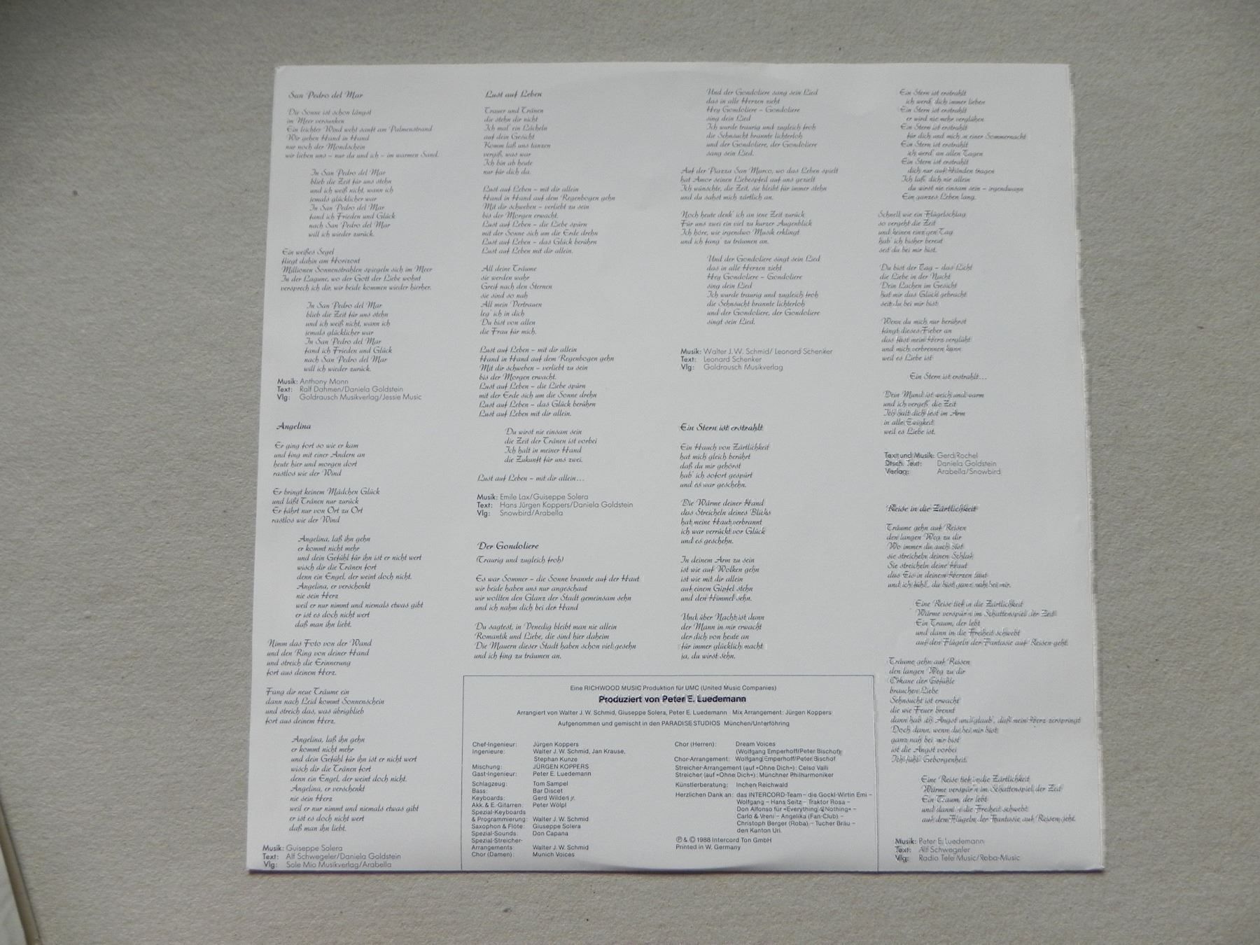 Dischi in vinile: LP Schweizer URI Schlager Sänger Leonard Signiert – Usato da Siebnen venduto da krimsie 2